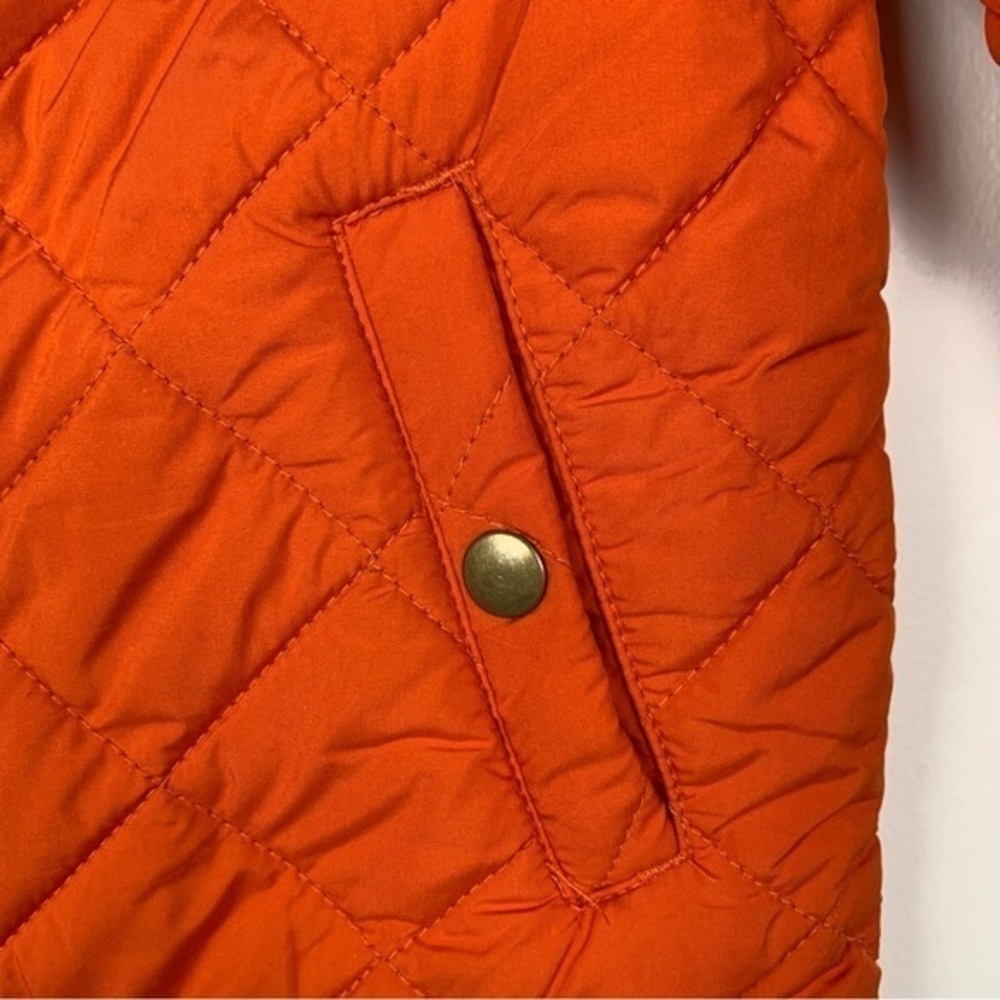 NFS. Polo Ralph Lauren orange quilted puffer style jacket size 5 - Picture 10 of 16